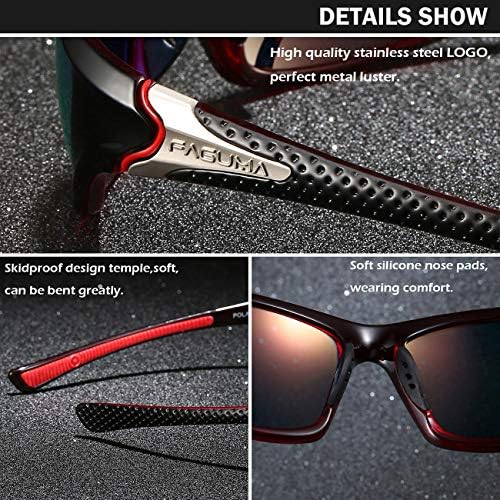 FAGUMA Sports Polarized Sunglasses For Men UV400 Protection - Image 5