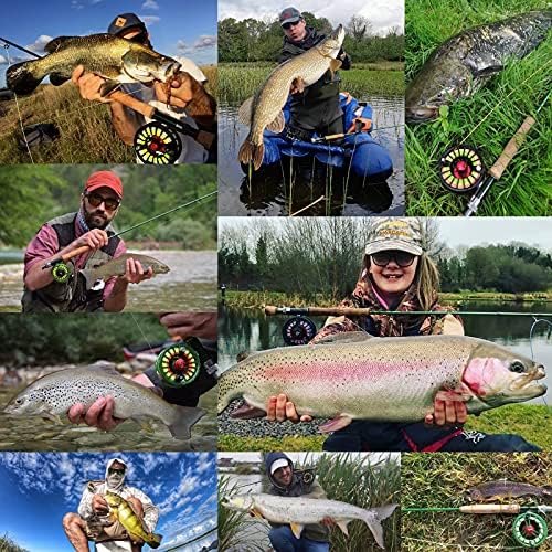 M MAXIMUMCATCH Maxcatch Premier Fly Fishing Rod and Reel Combo Complete 9' Fishing Outfit - Image 6