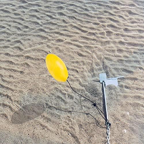 Drift Anchor Tow Throw Leash Line with EVA Buoy Float & Clip/Markers for Anchors at The Beach, Lake, or Sandbar Water - Image 6