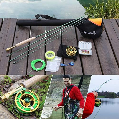 Sougayilang Fly Fishing Rod Reel Combos with Lightweight Portable Fly Rod and CNC-machined Aluminum Alloy Fly Reel,Fly Fishing Complete Starter Package - Image 6