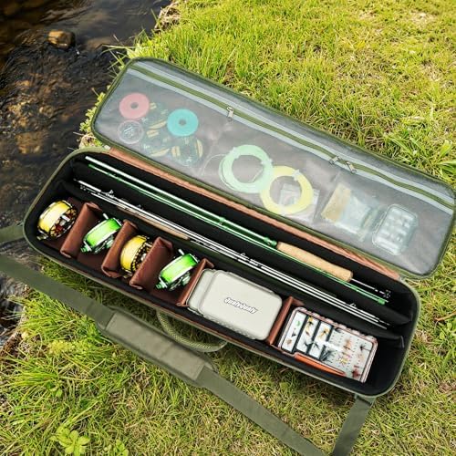 QualyQualy Fly Fishing Rod Travel Case with Rod and Reel Starter Kit (Travel Rod Case Only) - Image 2