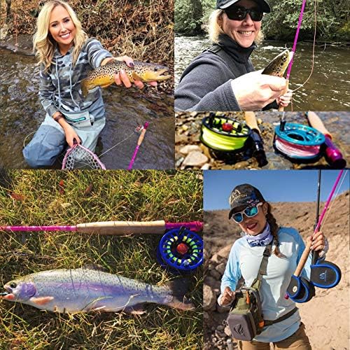 Maxcatch Women's Elegant Pink Fly Fishing Rod: 2/5-weight with Rod Tube - Image 6