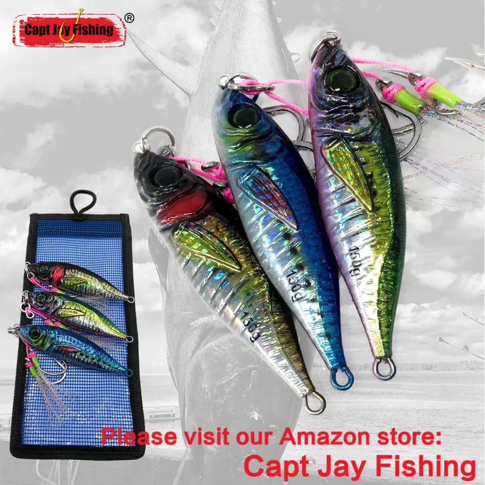 Saltwater 3D Jigs Speed Jigging Slow Jigging,Vertical Jigging Artificial Lures Jigging Lure Fishing jigs - Image 2