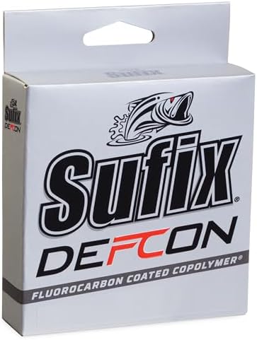Sufix Defcon Fluorocarbon Fishing Line, Heavy-Duty Line with Extreme Abrasion Resistance and Strength, Clear, 8 lb - Image 2