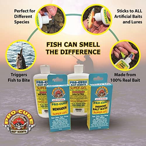 Pro-Cure Inshore Salt Water Super Gel, 8 Ounce - Image 3